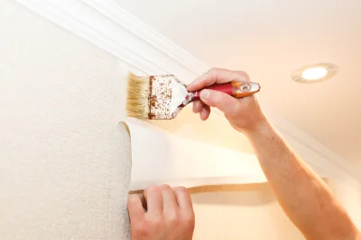 Pose de papier peint à Hermelinghen — revêtements muraux et toiles de verre
